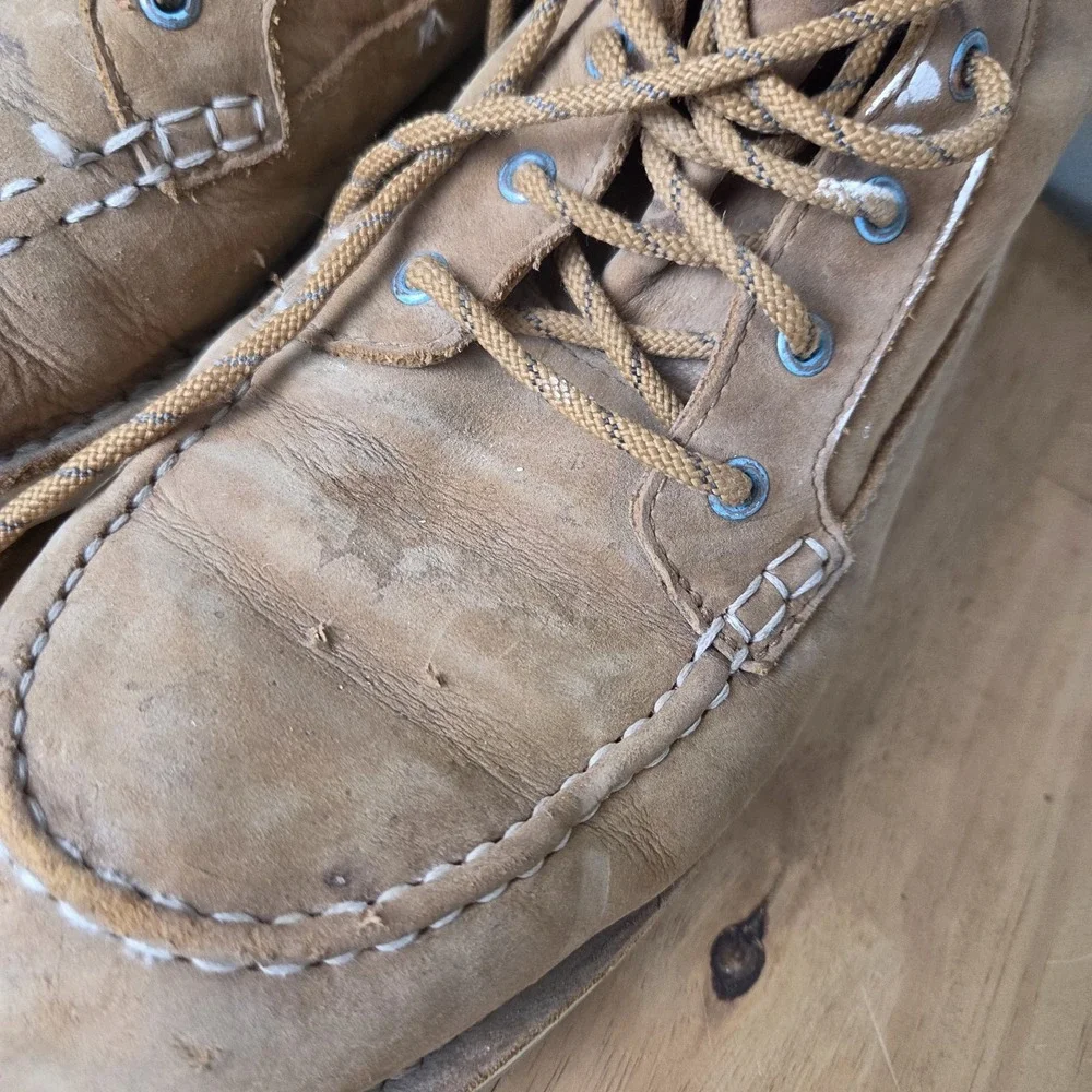 Danner Bull Run Lux Sunstone 31660 Men's 10.5 D Moc Toe Leather Boots USA